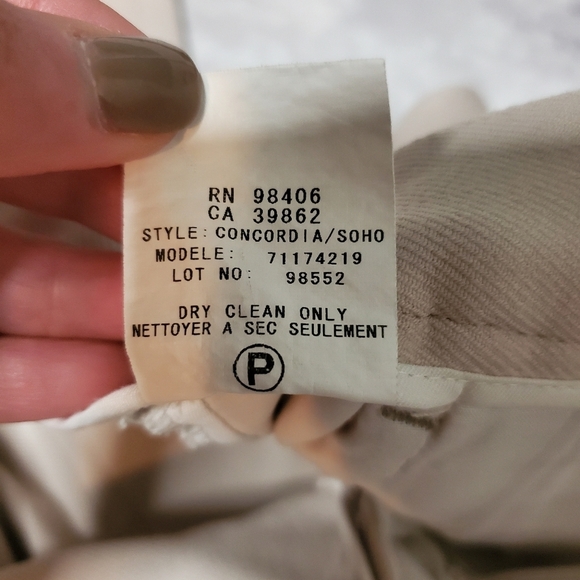 Theory Concordia Soho stone pants size 10 - Picture 6 of 13